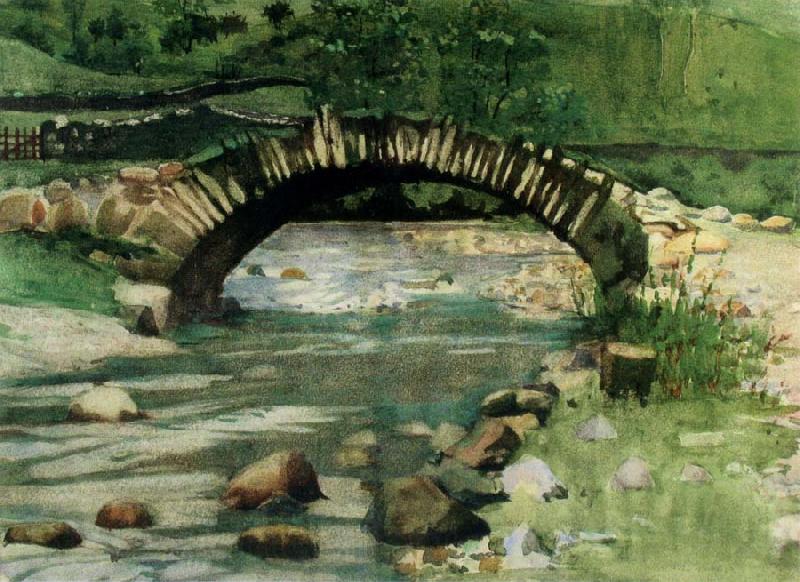 William Stott of Oldham A Bridge France oil painting art